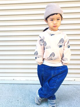 *𝙰𝙽𝚂_𝙼𝙴*さん（キッズ・100cm）の冬コーディネート