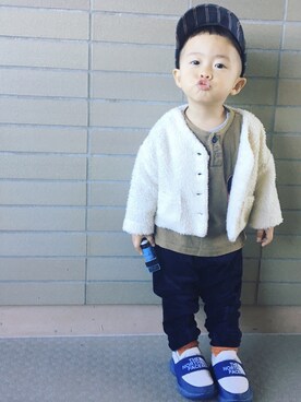 *𝙰𝙽𝚂_𝙼𝙴*さん（キッズ・80cm）の冬コーディネート