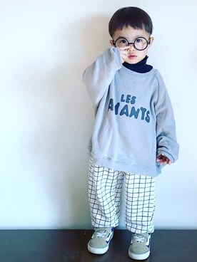 *𝙰𝙽𝚂_𝙼𝙴*さん（キッズ・80cm）の冬コーディネート