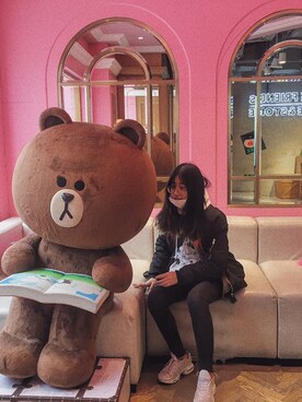 「PULL&BEAR（プルアンドベア）のアイテム（その他アウター）」を使った、JAMESWATTさん（レディース・157cm）の冬コーディネート