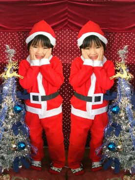 「Christmas Party」｜あおいさん（キッズ・110cm）の冬コーディネート