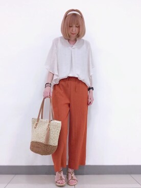 RA★SEさん（レディース・162cm）の夏コーディネート