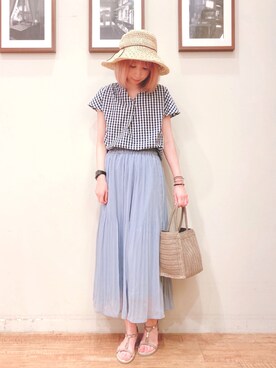 RA★SEさん（レディース・162cm）の夏コーディネート