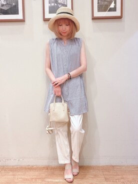 RA★SEさん（レディース・162cm）の夏コーディネート