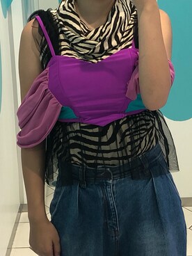 「PAMEO POSE(パメオポーズ)のアイテム(水着)」を使った、aさん(レディース・165cm)の秋コーディネート