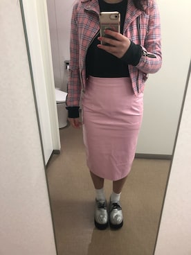 「COMME CA DU MODE（コムサデモード）のアイテム（スウェット）」を使った、aさん（レディース・165cm）の秋コーディネート