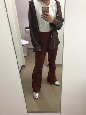 「COMME CA DU MODE（コムサデモード）のアイテム（トップス）」を使った、aさん（レディース・165cm）の冬コーディネート