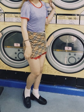 「Marc by Marc Jacobs（マークバイマークジェイコブス）のアイテム（トップス）」を使った、aさん（レディース・165cm）の夏コーディネート