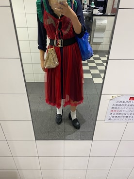 「みどり」｜「アイテム（ワンピース/ドレス）」を使った、aさん（レディース・165cm）の秋コーディネート