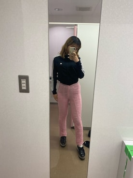 「アイテム（ドレスシューズ）」を使った、aさん（レディース・165cm）の冬コーディネート