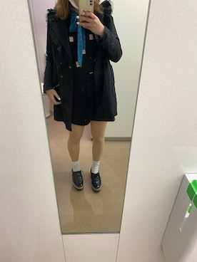 「EMODA」｜「アイテム（ダウンジャケット/コート）」を使った、aさん（レディース・165cm）の冬コーディネート