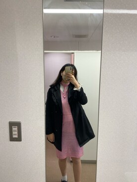 「PAGEBOY」｜「アイテム（ダウンジャケット/コート）」を使った、aさん（レディース・165cm）の冬コーディネート