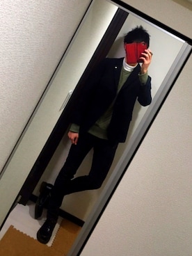 「グラニフ」｜「アイテム（その他）」を使った、docobさん（メンズ・176cm）の冬コーディネート