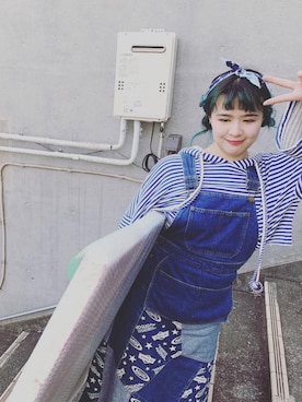 「NOのアイテム（その他）」を使った、Jellyさん（レディース・163cm）の春コーディネート