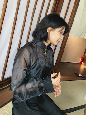 「initial（イニシャル）のアイテム（スカート）」を使った、Jellyさん（レディース・163cm）の秋コーディネート