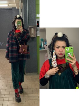 「アイテム（スーツセット、その他）」を使った、Jellyさん（レディース・163cm）の冬コーディネート