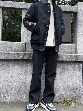 Sacai(サカイ)のスタジャンを使ったメンズ人気ファッション