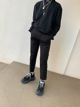 「ADER error（アーダーエラー）のアイテム」を使った、隆斗さん（メンズ・172cm）の春コーディネート