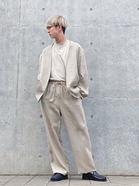 「INVERT（インバート）のアイテム」を使った、Koheiさん（メンズ・173cm）の夏コーディネート