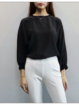 「VINCE（ヴィンス）のアイテム（パンツ）」を使った、babapooさん（レディース・165cm）の春コーディネート