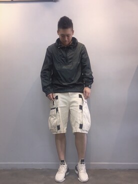 「VINCE（ヴィンス）のアイテム」を使った、babapooさん（メンズ・175cm）の夏コーディネート