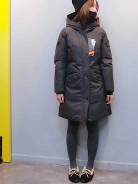 「Buffalo（バッファロー）のアイテム」を使った、babapooさん（レディース・163cm）の冬コーディネート