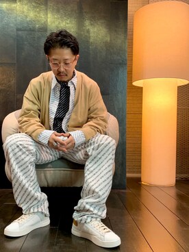 メンズ ポニーファー ローカットスニーカーを使った人気ファッションコーディネート Wear