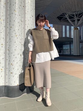 「アイテム（リング）」を使った、mana_lemageさん（レディース・161cm・20代）の冬コーディネート