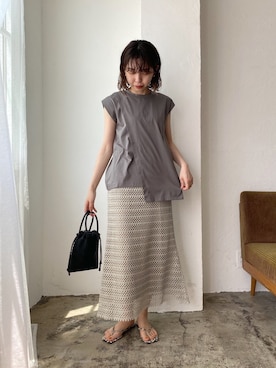 「レイヤード風」｜「アイテム（その他）」を使った、mana_lemageさん（レディース・161cm）の夏コーディネート