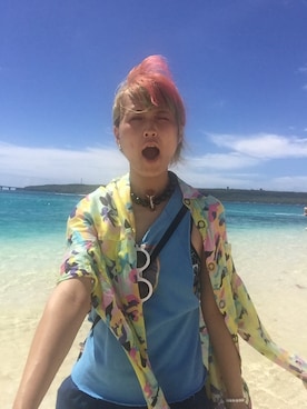 「海」｜「アイテム（アンダーウェア）」を使った、kanoさん（レディース・163cm）の秋コーディネート