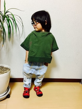 ヒロさん（キッズ・90cm）の春コーディネート