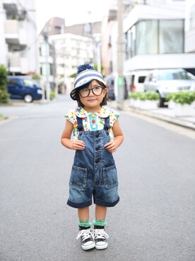 ヒロさんの（DENIM DUNGAREE | デニムダンガリー）を使ったコーディネート