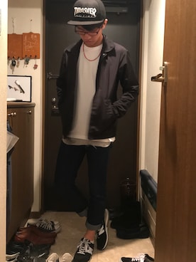 のりさん（メンズ・167cm）の春コーディネート