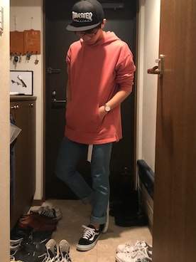 のりさん（メンズ・167cm）の春コーディネート