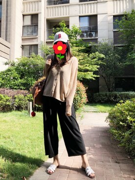 「アイテム（キャップ）」を使った、Guさん（レディース・164cm・20代）の夏コーディネート