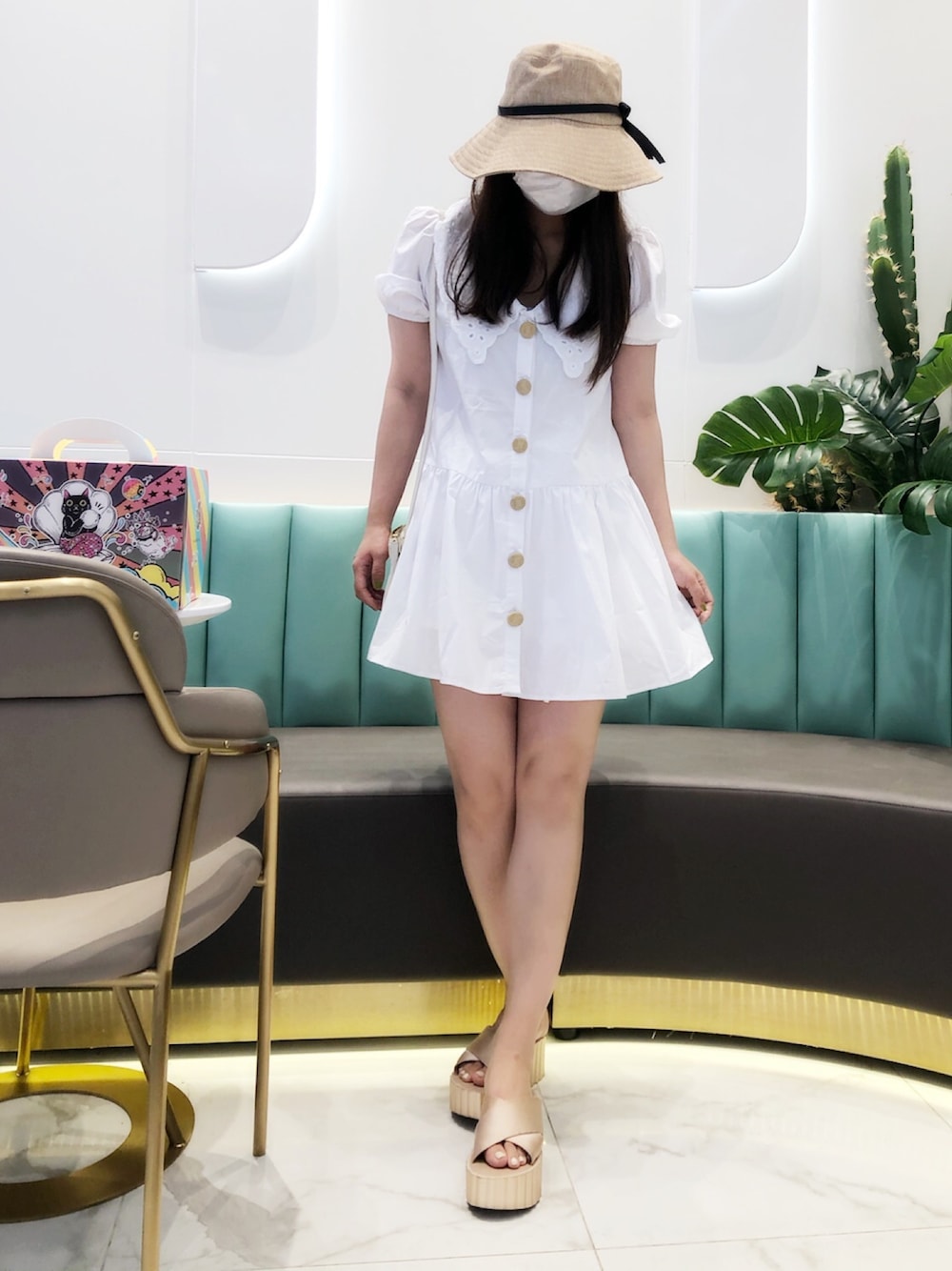 TORY BURCHのサンダルを使った人気ファッションコーディネート