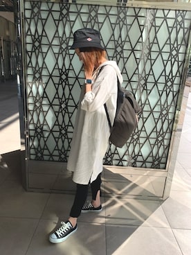 「TOMOE（トモエ）のアイテム」を使った、Saori .Mさん（レディース・169cm）の秋コーディネート
