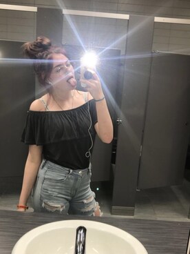 「アイテム（ブラジャー、ホワイト系）」を使った、West Love さん（レディース・168cm）の秋コーディネート