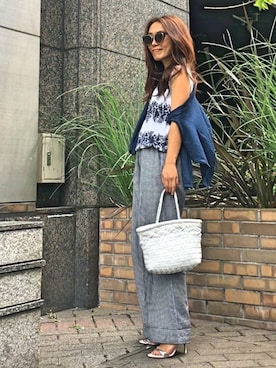 「アイテム（イヤリング）」を使った、akikoさん（レディース・152cm・20代）の夏コーディネート