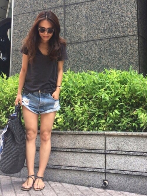Akiko 45ｒ 池袋東武店 45rのtシャツ カットソーを使ったコーディネート Wear