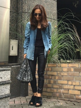 「アイテム（イヤリング）」を使った、akikoさん（レディース・152cm・20代）の秋コーディネート