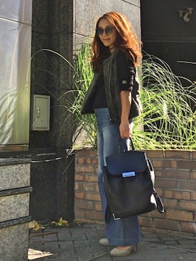 「アイテム（イヤリング）」を使った、akikoさん（レディース・152cm・20代）の秋コーディネート