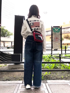 「うしろ姿」｜沙絵さん（レディース・153cm）の秋コーディネート