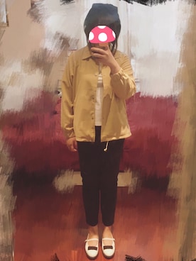 「I am I in fact...（アイアムアイインファクト）のアイテム（ブルゾン）」を使った、rukoさん（レディース・164cm）の春コーディネート