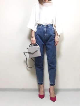 「NETSTAR（ネットスター）のアイテム」を使った、minminmaaaさん（レディース・168cm）の春コーディネート