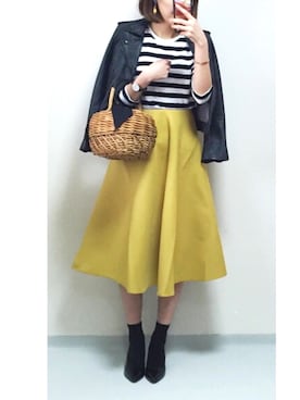 「MACPHEE（マカフィー）のアイテム（ジャケット/アウター）」を使った、minminmaaaさん（レディース・168cm）の春コーディネート
