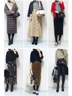 minminmaaaさん（レディース・168cm）の冬コーディネート