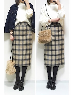 minminmaaaさん（レディース・168cm）の冬コーディネート