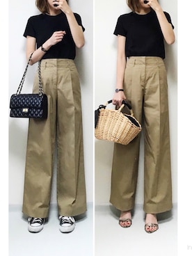 「PLAIN CLOTHING（プレーンクロージング）のアイテム」を使った、minminmaaaさん（レディース・168cm）の春コーディネート