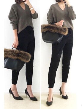 「シンプルおしゃれが好き」｜minminmaaaさん（レディース・168cm）の秋コーディネート